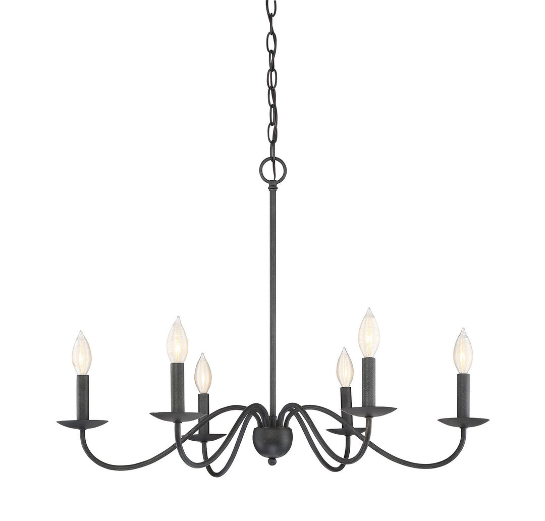 Meridian Mchan M10042AI Chandelier Light - Aged Iron