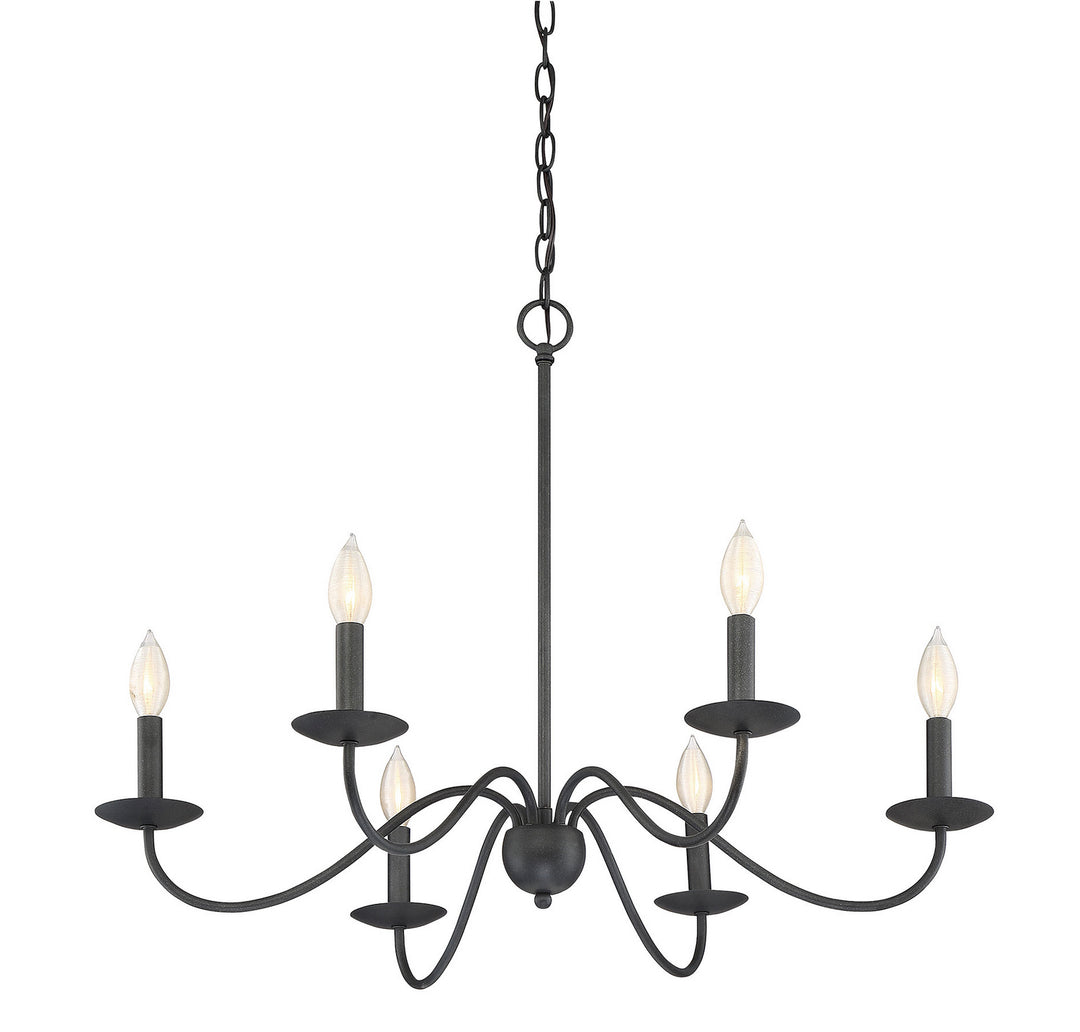 Meridian Mchan M10042AI Chandelier Light - Aged Iron