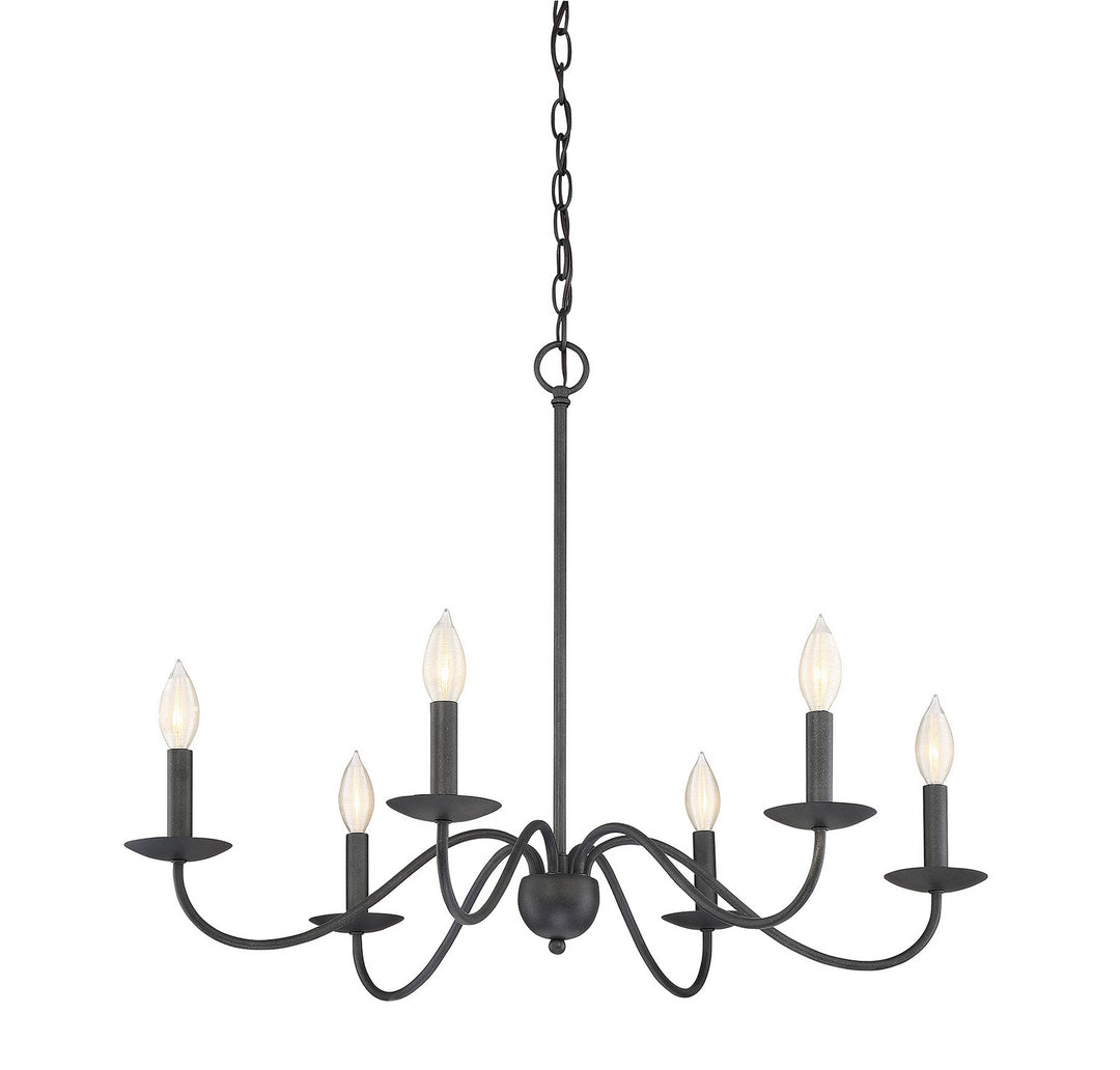 Meridian Mchan M10042AI Chandelier Light - Aged Iron