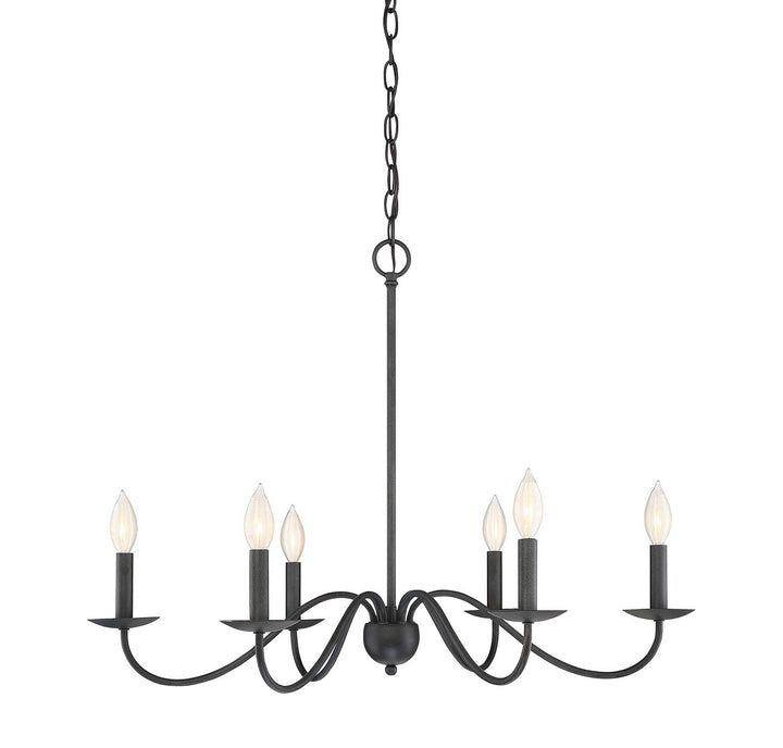 Meridian Mchan M10042AI Chandelier Light - Aged Iron