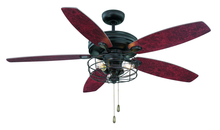 Meridian Mceil M2006ORB Ceiling Fan 52 - Oil Rubbed Bronze, Cherry/Chestnut/