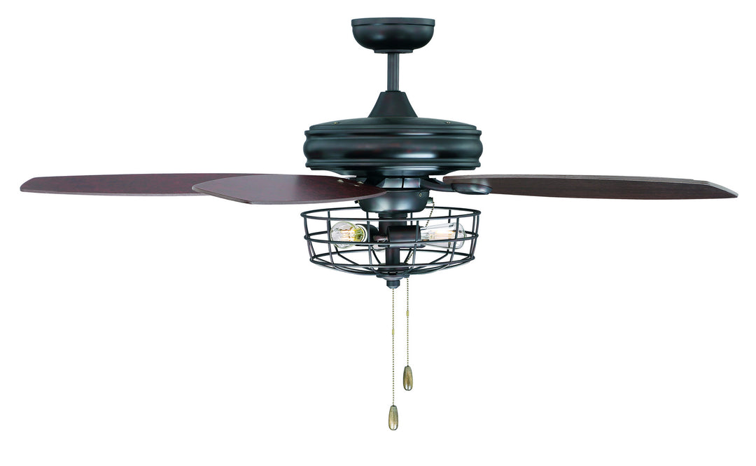 Meridian Mceil M2006ORB Ceiling Fan 52 - Oil Rubbed Bronze, Cherry/Chestnut/