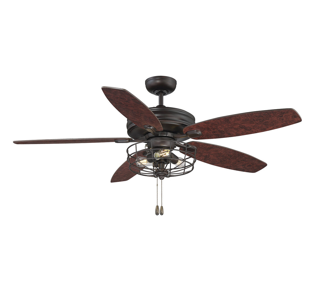 Meridian Mceil M2006ORB Ceiling Fan 52 - Oil Rubbed Bronze, Cherry/Chestnut/