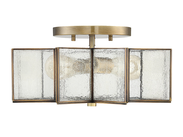 Meridian Msemi M60004NB Ceiling Light - Natural Brass