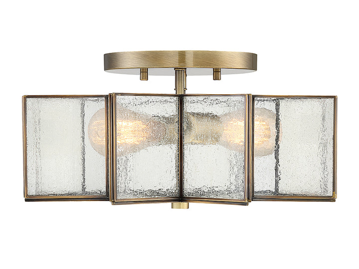 Meridian Msemi M60004NB Ceiling Light - Natural Brass