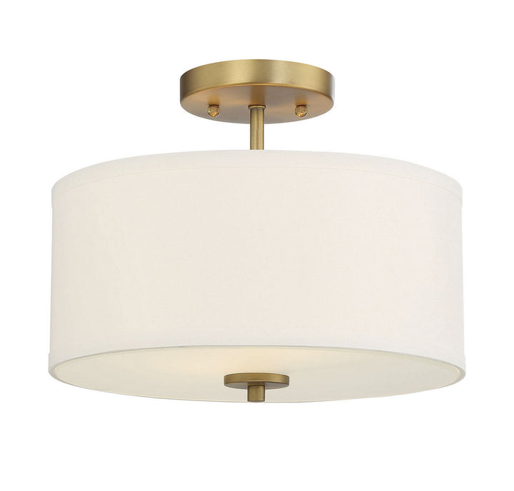 Meridian Msemi M60008NB Ceiling Light - Natural Brass