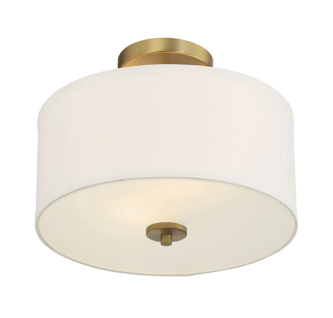 Meridian Msemi M60008NB Ceiling Light - Natural Brass