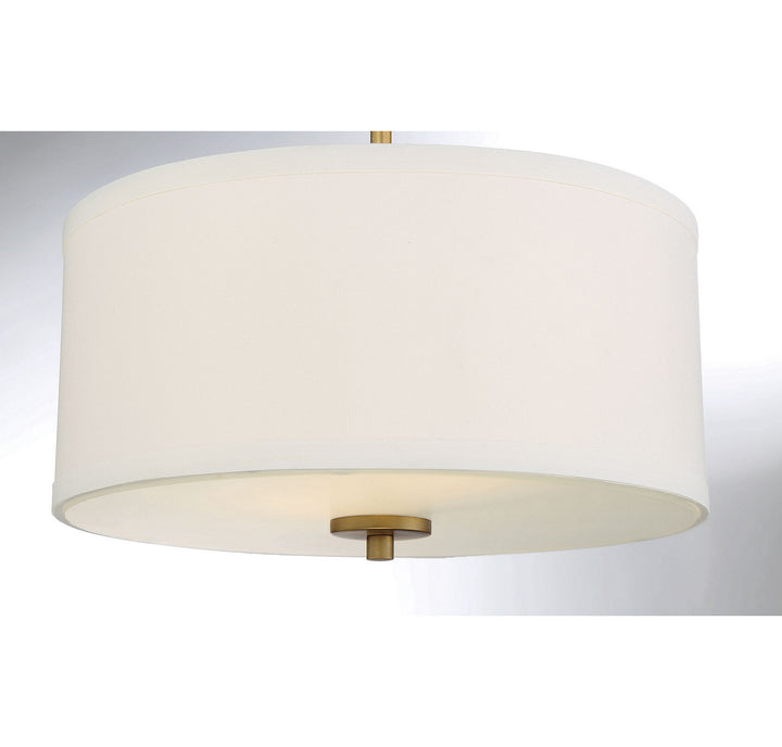 Meridian Msemi M60008NB Ceiling Light - Natural Brass