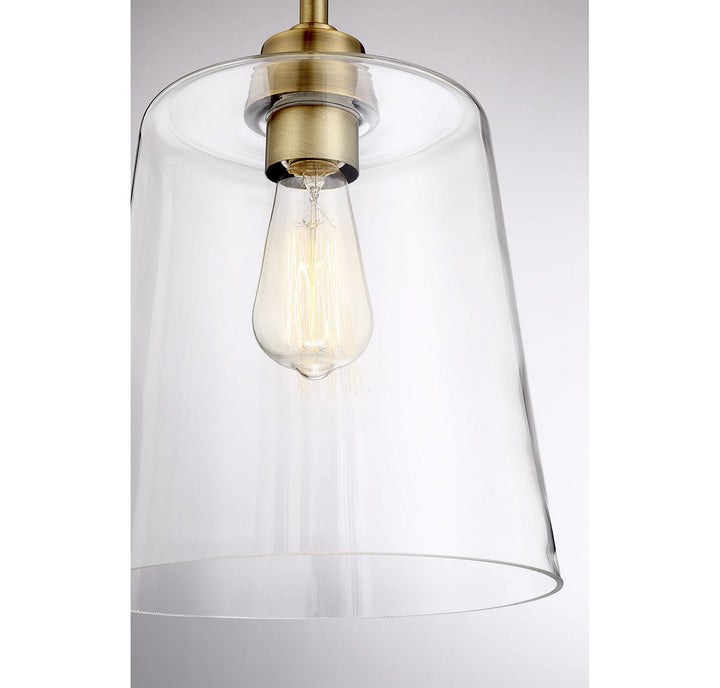 Meridian Msemi M60010NB Ceiling Light - Natural Brass