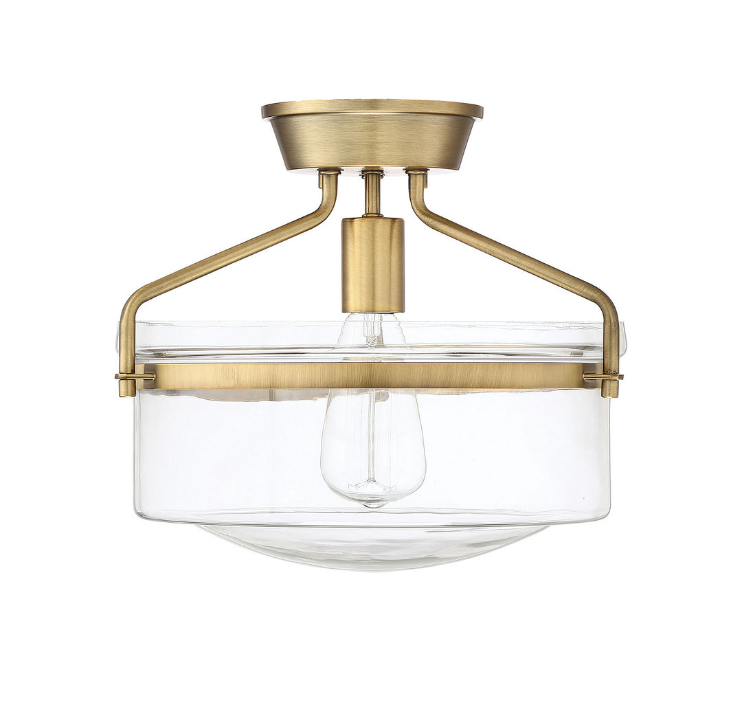 Meridian Msemi M60011NB Ceiling Light - Natural Brass
