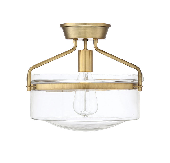 Meridian Msemi M60011NB Ceiling Light - Natural Brass