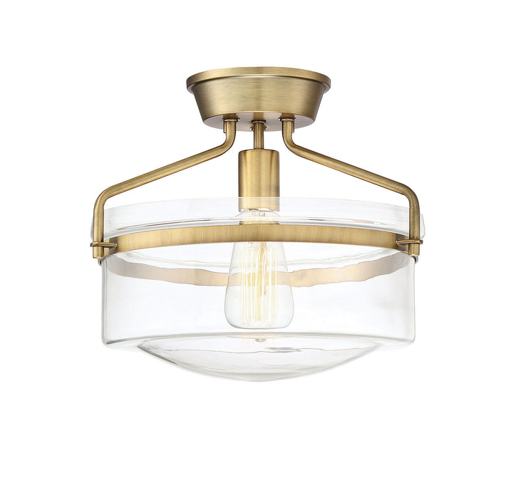 Meridian Msemi M60011NB Ceiling Light - Natural Brass