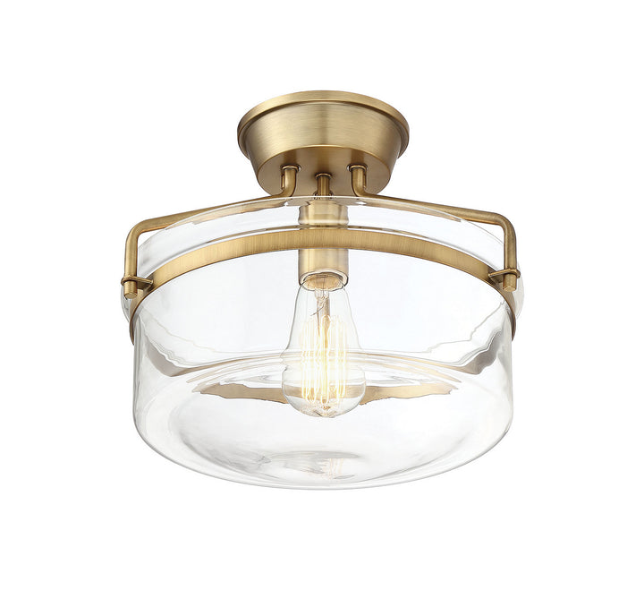 Meridian Msemi M60011NB Ceiling Light - Natural Brass