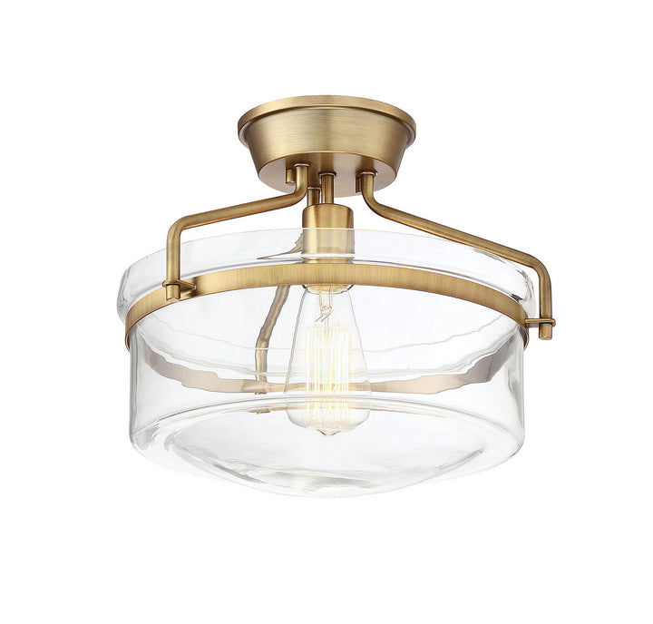 Meridian Msemi M60011NB Ceiling Light - Natural Brass