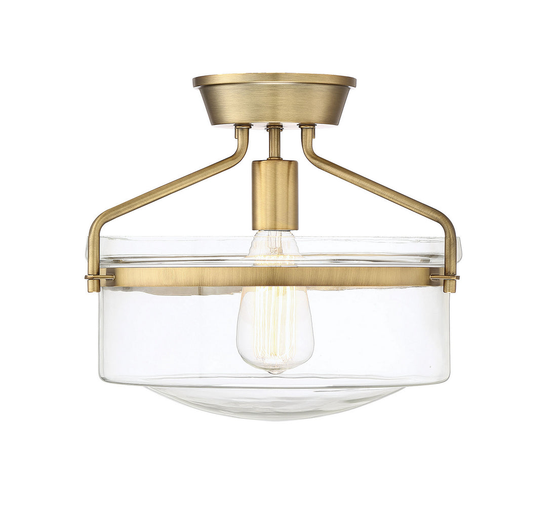 Meridian Msemi M60011NB Ceiling Light - Natural Brass