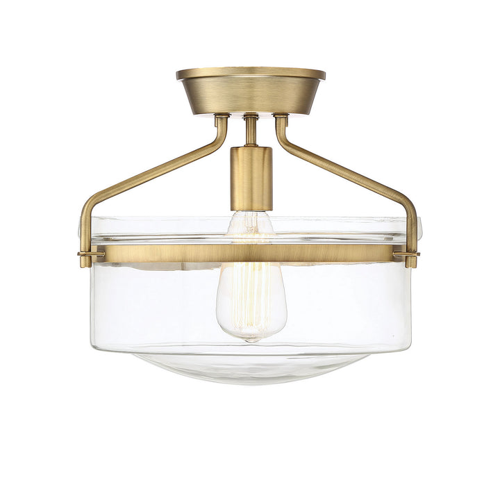 Meridian Msemi M60011NB Ceiling Light - Natural Brass