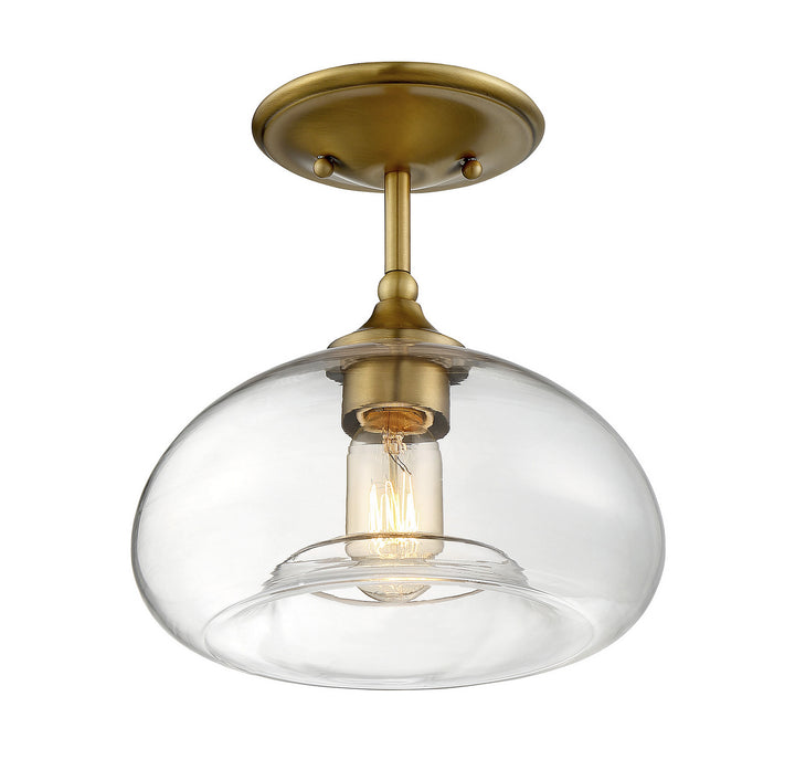 Meridian Msemi M60017NB Ceiling Light - Natural Brass
