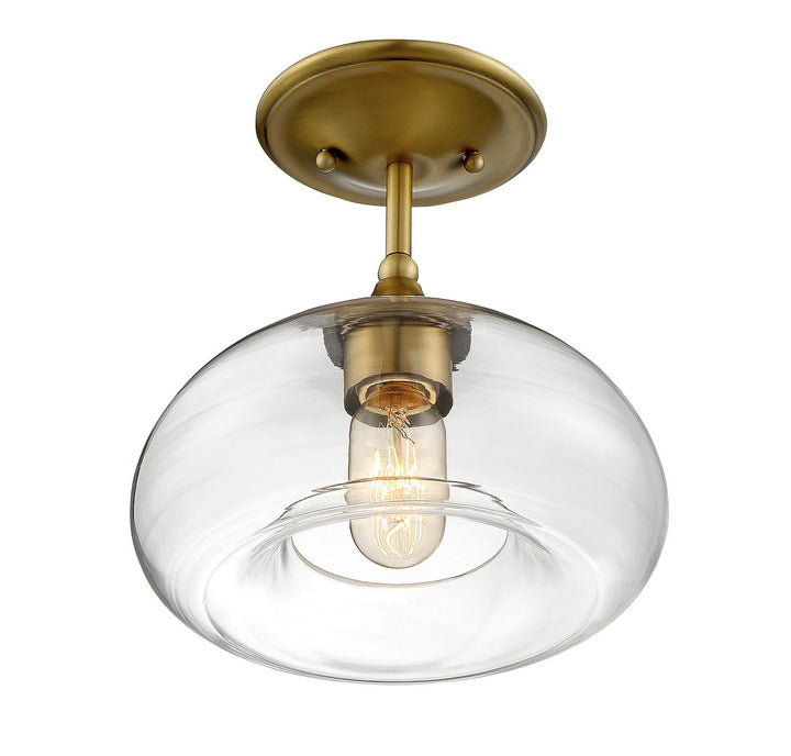 Meridian Msemi M60017NB Ceiling Light - Natural Brass