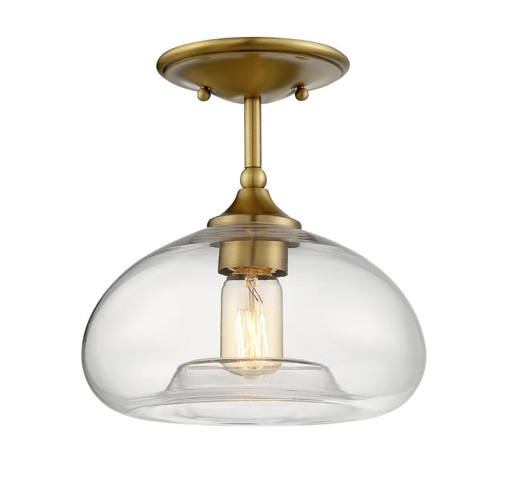 Meridian Msemi M60017NB Ceiling Light - Natural Brass