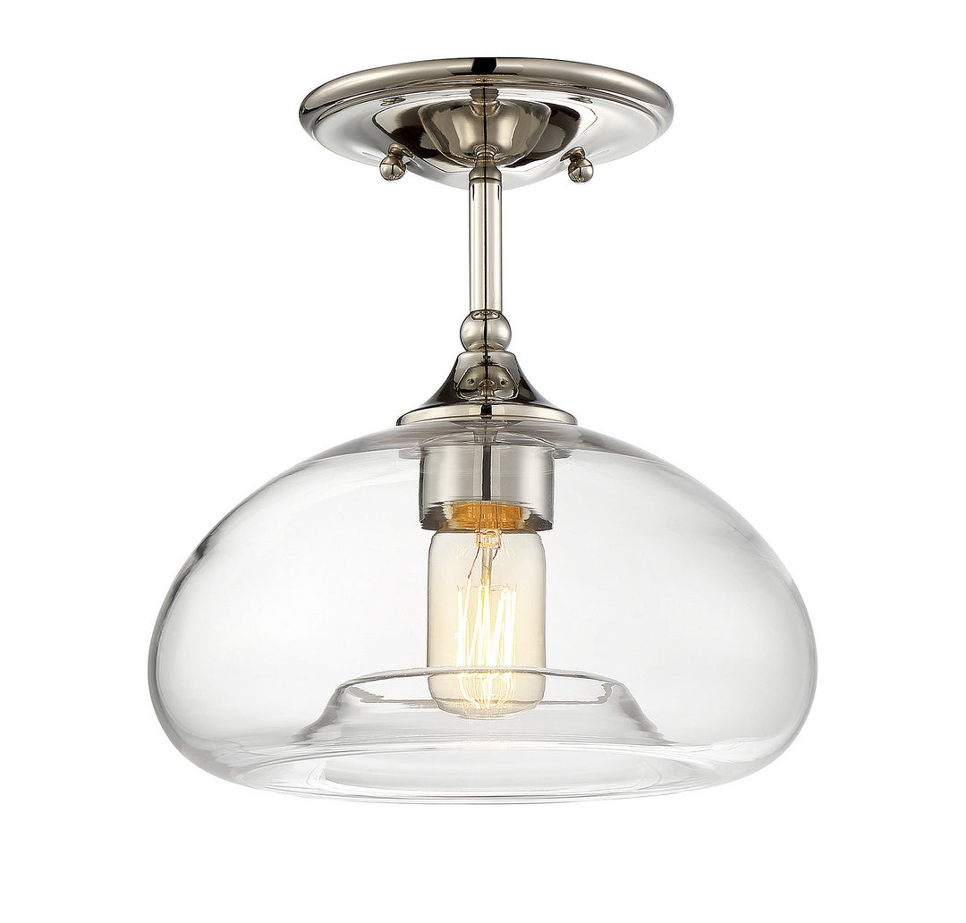 Meridian Msemi M60017PN Ceiling Light - Polished Nickel