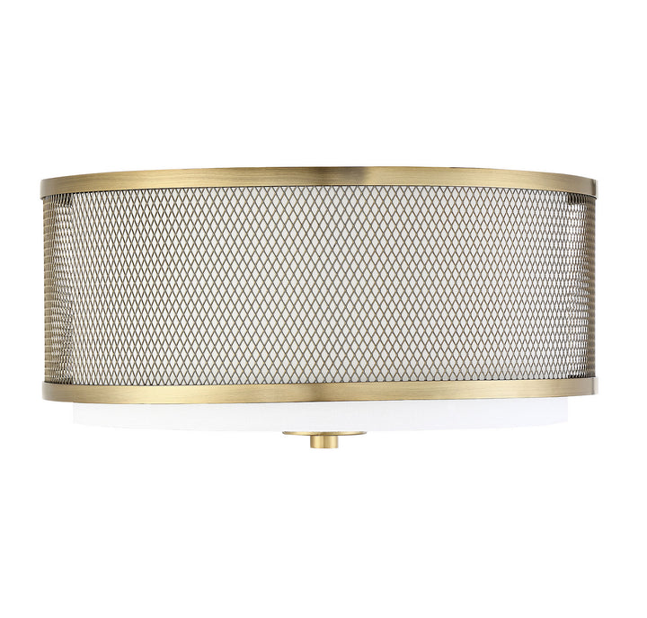 Meridian Msemi M60018NB Ceiling Light - Natural Brass