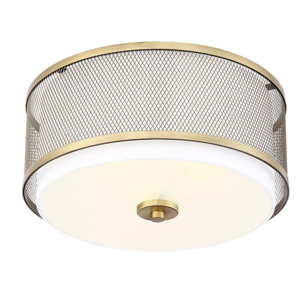 Meridian Msemi M60018NB Ceiling Light - Natural Brass