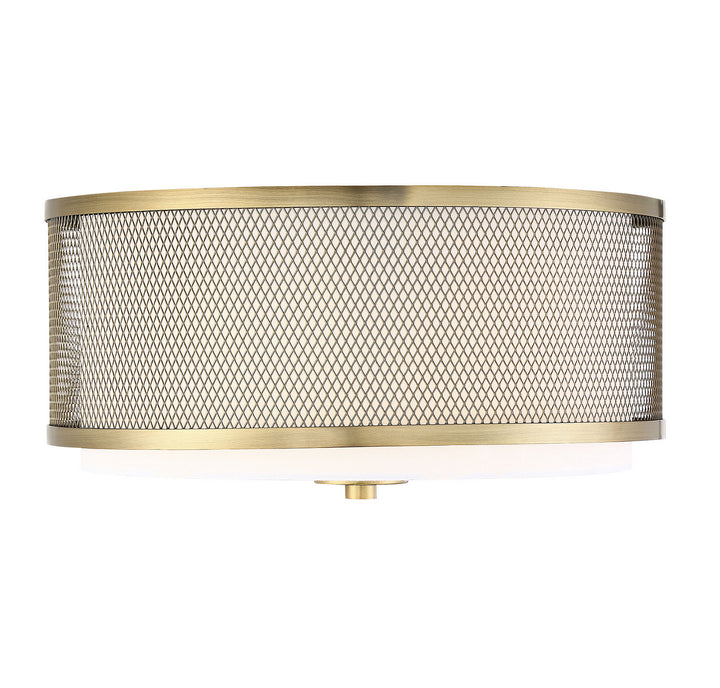 Meridian Msemi M60018NB Ceiling Light - Natural Brass