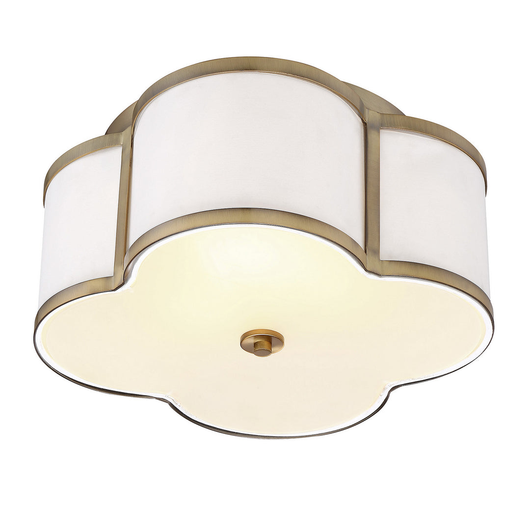 Meridian Msemi M60020NB Ceiling Light - Natural Brass