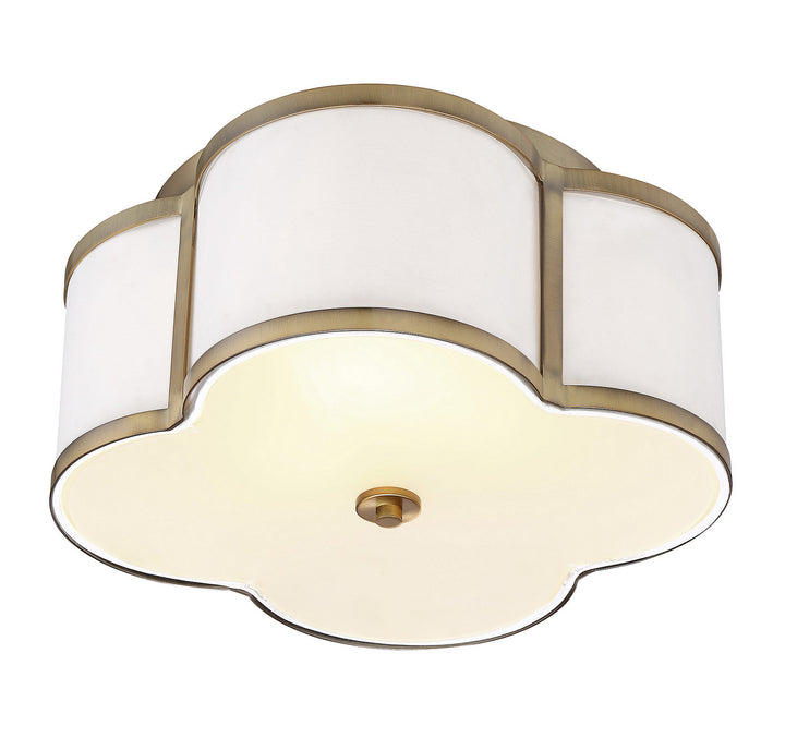 Meridian Msemi M60020NB Ceiling Light - Natural Brass