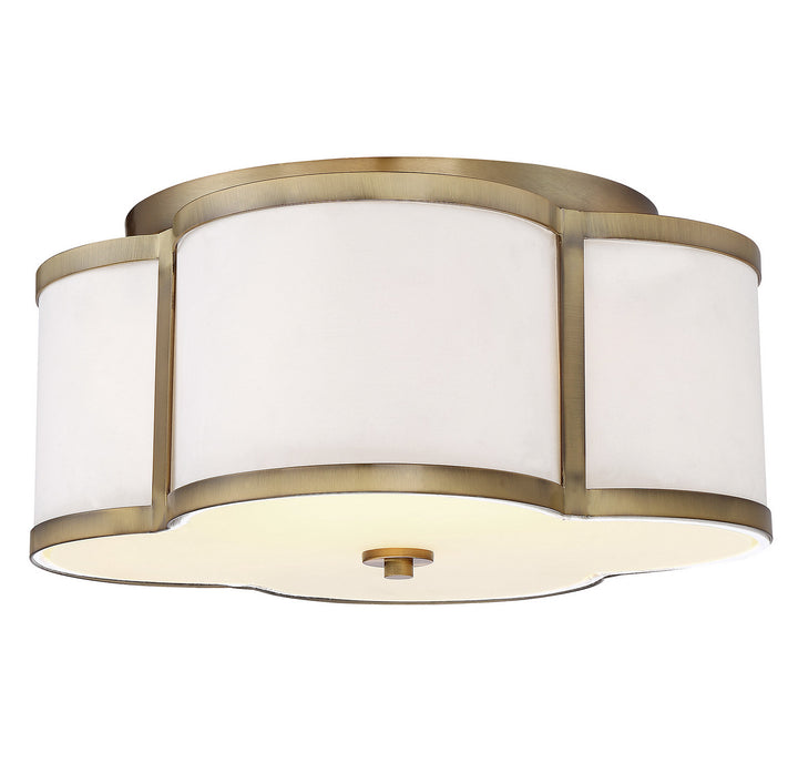 Meridian Msemi M60020NB Ceiling Light - Natural Brass