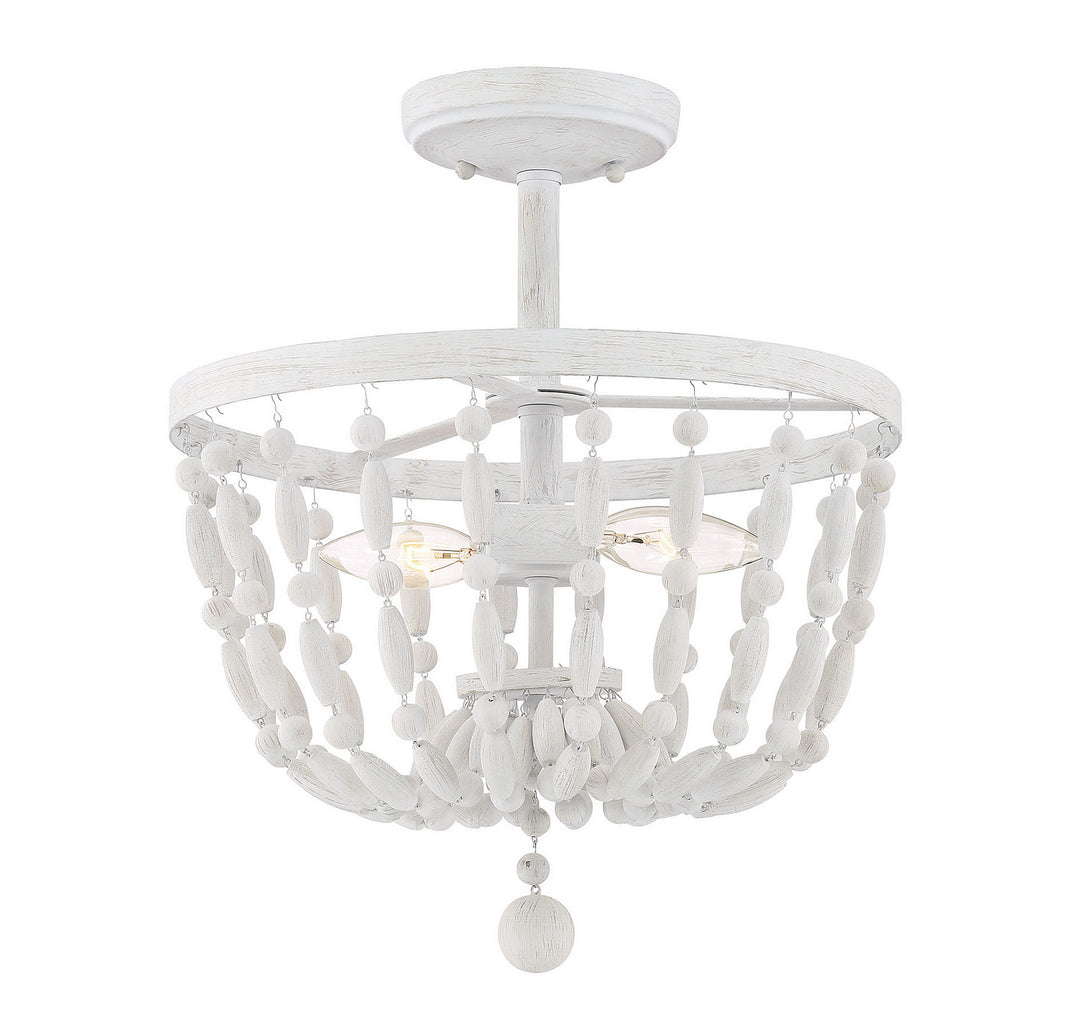 Meridian Msemi M60028DW Ceiling Light - Distressed Wood