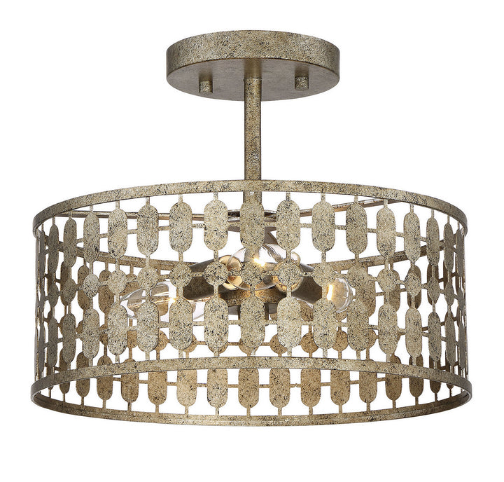 Meridian Msemi M60038OG Ceiling Light - Antique Gold