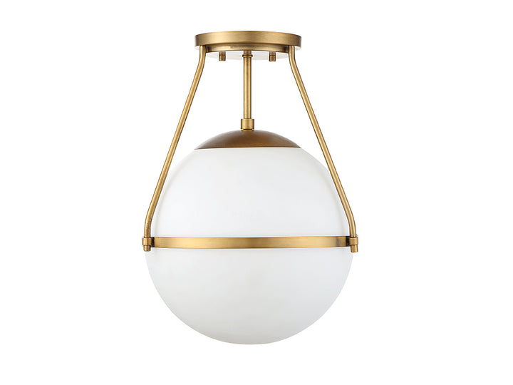 Meridian Msemi M60054NB Ceiling Light - Natural Brass