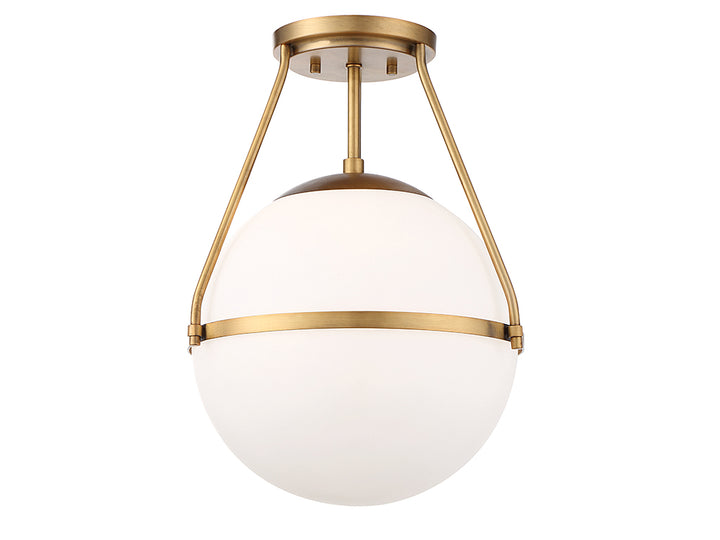 Meridian Msemi M60054NB Ceiling Light - Natural Brass