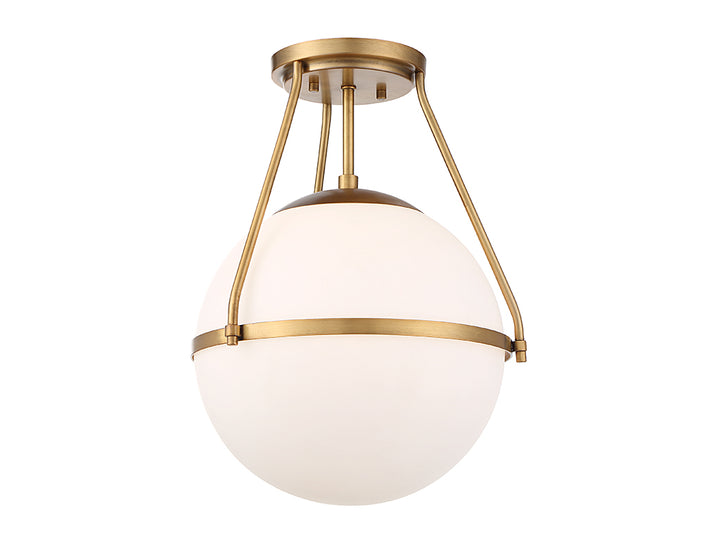 Meridian Msemi M60054NB Ceiling Light - Natural Brass