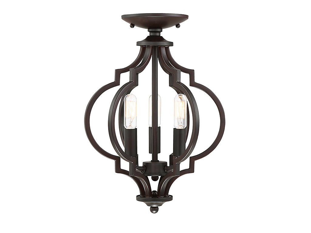 Meridian Msemi M60055ORB Ceiling Light - Oil Rubbed Bronze