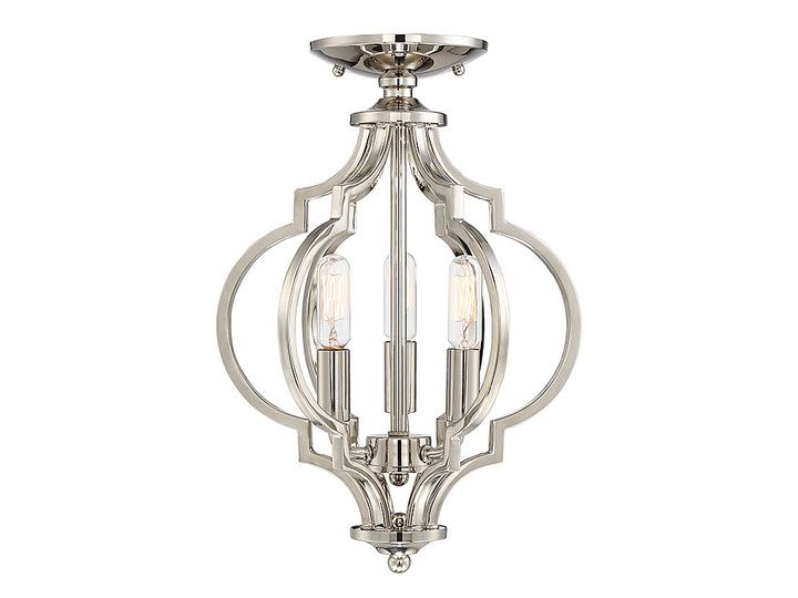 Meridian Msemi M60055PN Ceiling Light - Polished Nickel