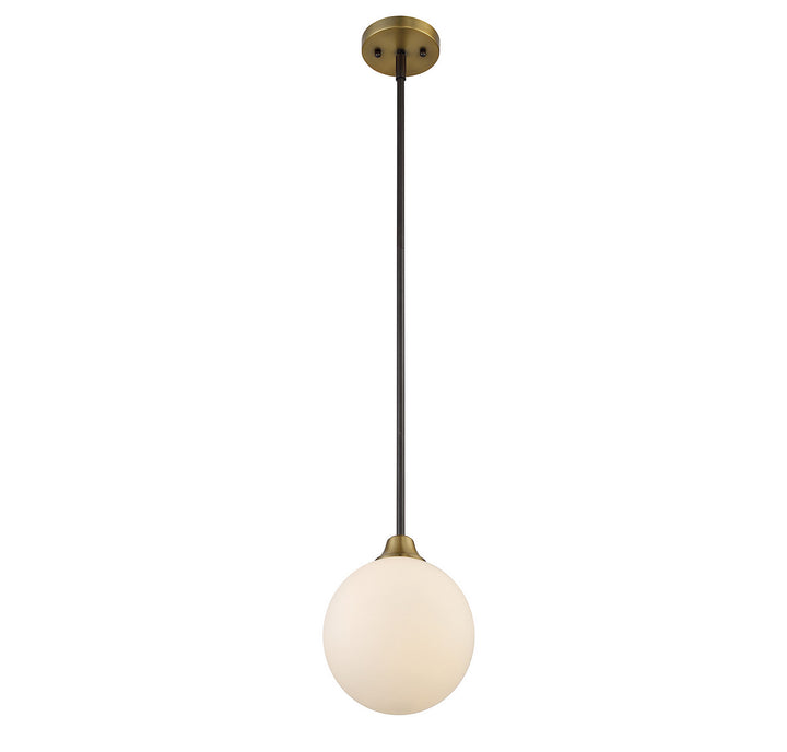 Meridian Mmin2 M70005-79 Pendant Light - Oil Rubbed Bronze with Natural Brass