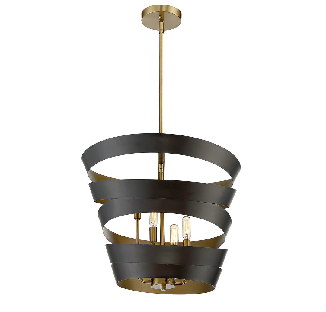 Meridian Mpend M70009-46 Pendant Light - Matte Black with Gold