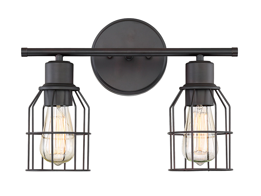 Meridian Mbath M80003ORB Bath Vanity Light 15 in. wide - Oil Rubbed Bronze
