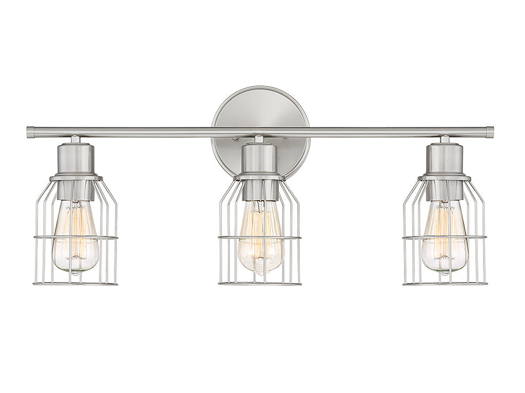 Meridian Mbath M80004BN Bath Vanity Light 24 in. wide - Brushed Nickel