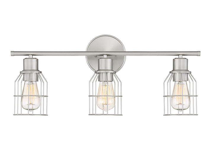 Meridian Mbath M80004BN Bath Vanity Light 24 in. wide - Brushed Nickel