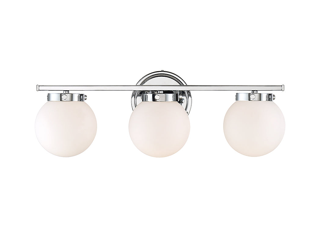Meridian Mbath M80023CH Bath Vanity Light 24 in. wide - Chrome