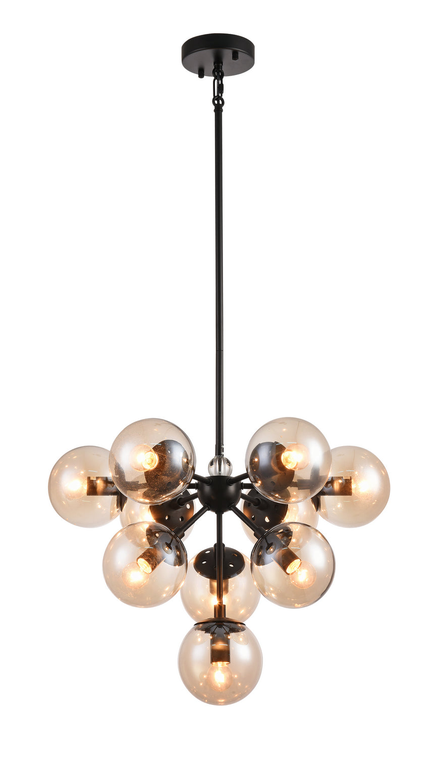 Bethel International DU102 Chandelier Light - Black