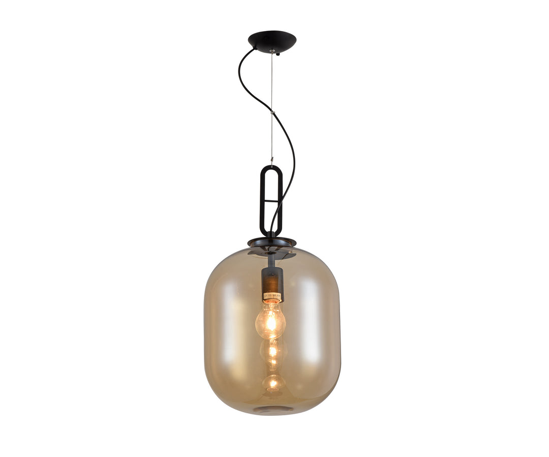 Bethel International DU110COG Pendant Light - Matte Black