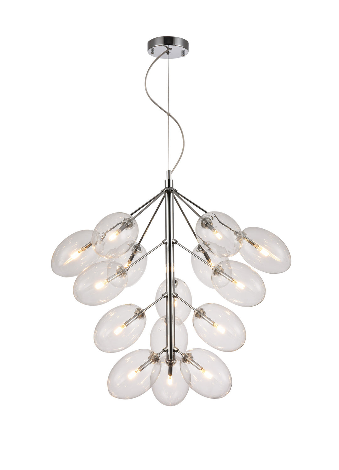 Bethel International DU116 Chandelier Light - Chrome