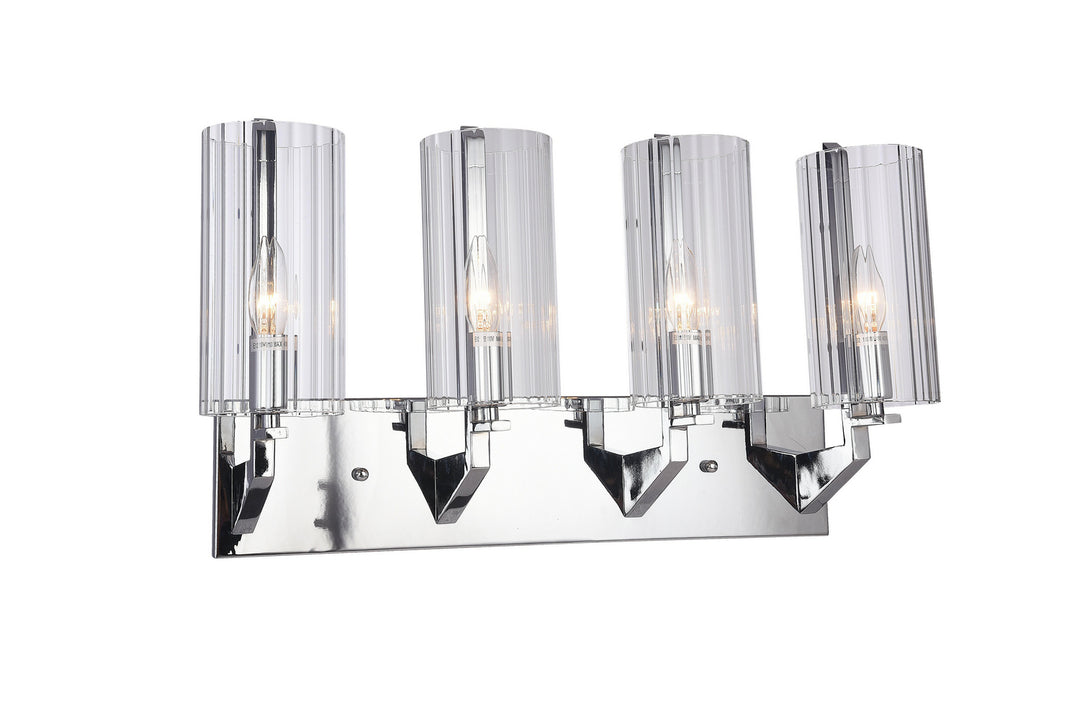 Bethel International DU122 Bath Vanity Light 8 in. wide - Chrome