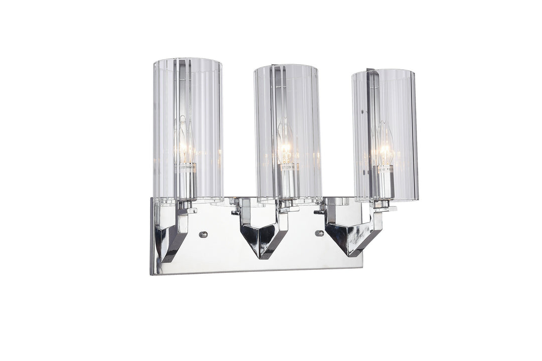 Bethel International DU123 Bath Vanity Light 8 in. wide - Chrome