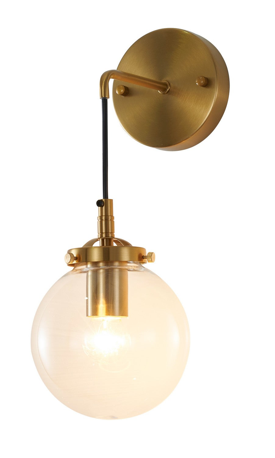 Bethel International DU127 Wall Sconce Light - Brass