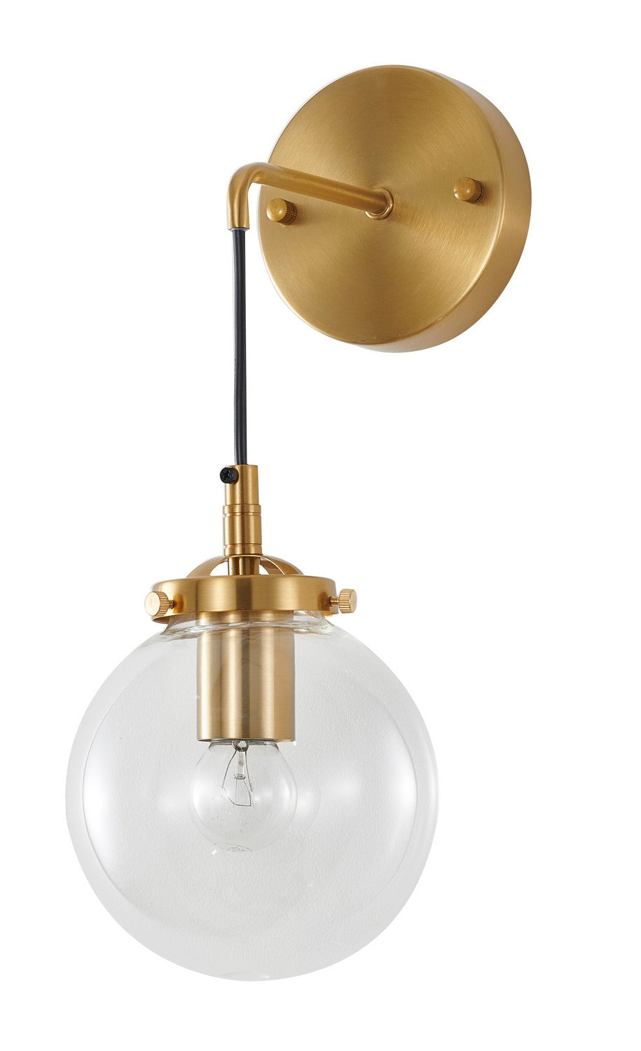 Bethel International DU127 Wall Sconce Light - Brass
